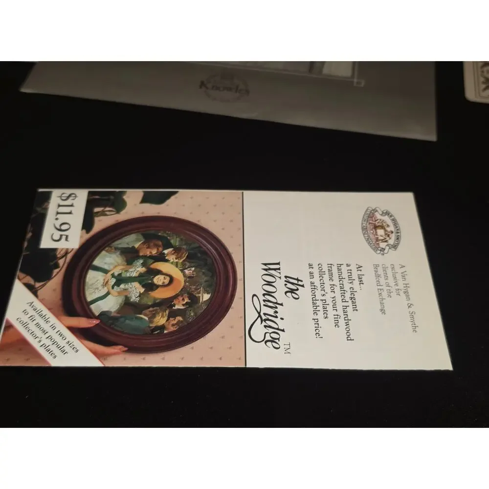 Edwin M Knowles Mirror Mischief Collector Plate Hannah Hollister Ingmire COA Box